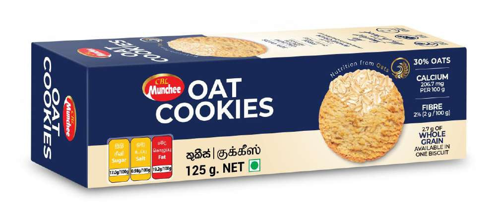 Munchee Oats Cookies - 125g