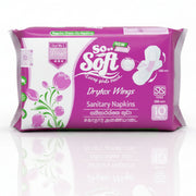 சோ சாஃப்ட் ட்ரைடெக்ஸ் பிரீமியம் சானிட்டரி நாப்கினை (10 பேட்கள்) அலங்கரிக்கிறது.