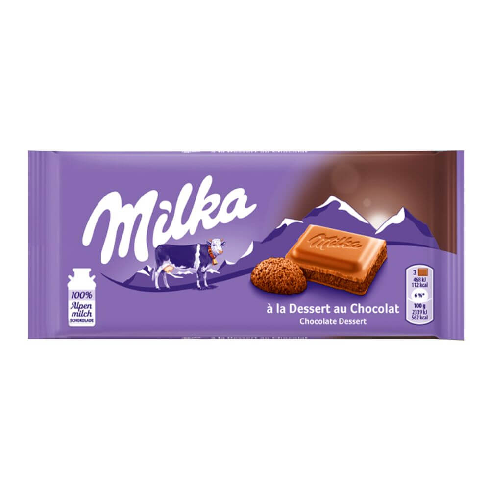 Milka Cocoa Cream Chocolate Bar - 100g