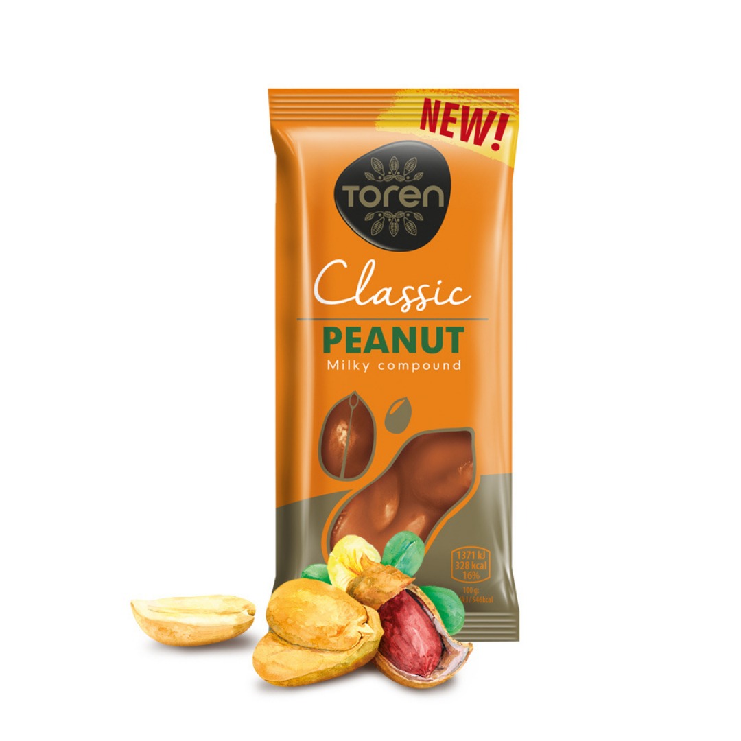 Toren Classic Peanut Milky Compound Chocolate - 55g