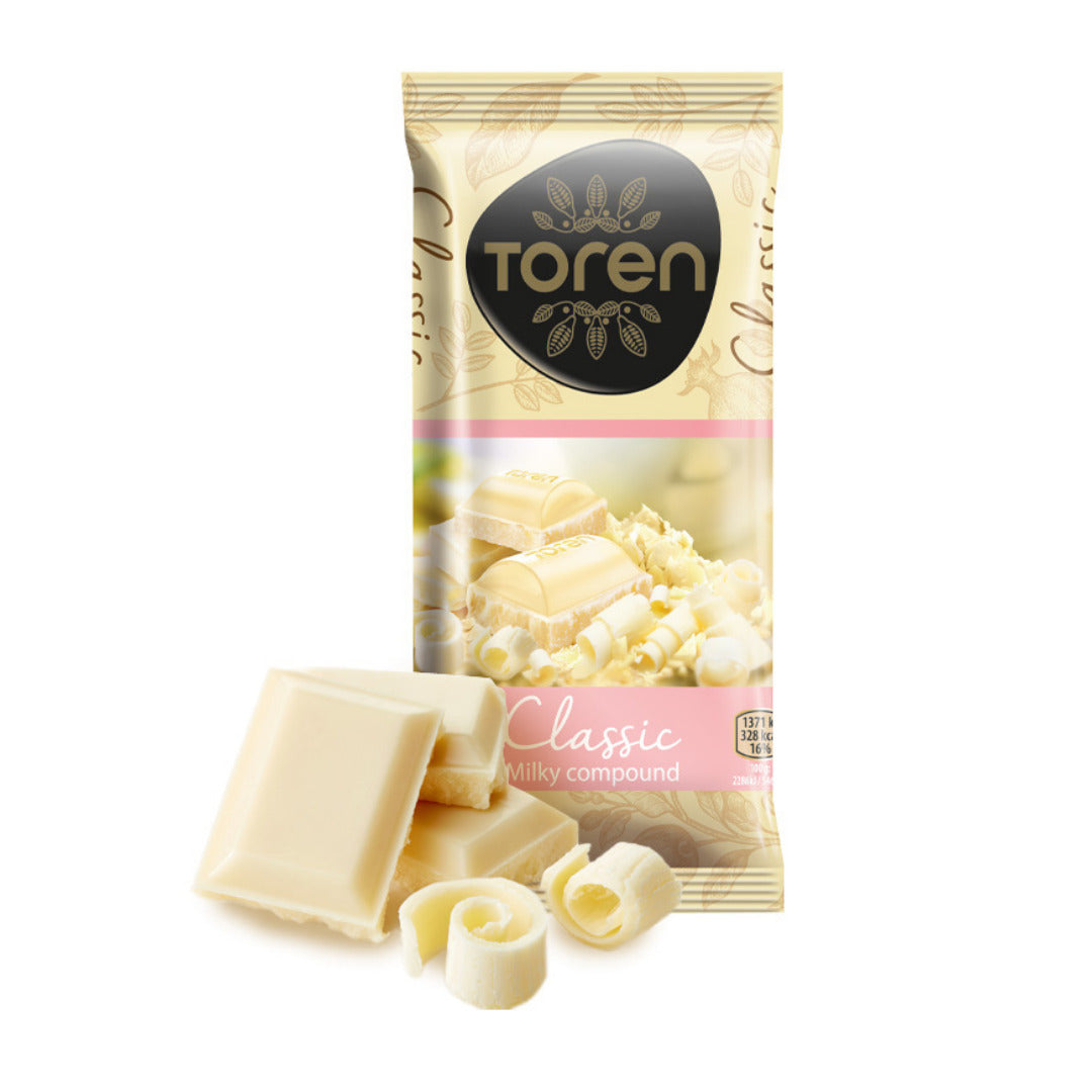 Toren Classic White Milk Compound Tablet - 55g