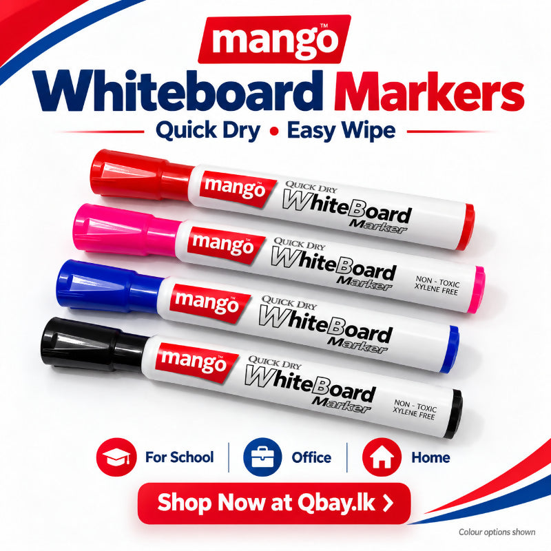 Mango Quick Dry Whiteboard Marker – Easy Wipe | School, Office & Home