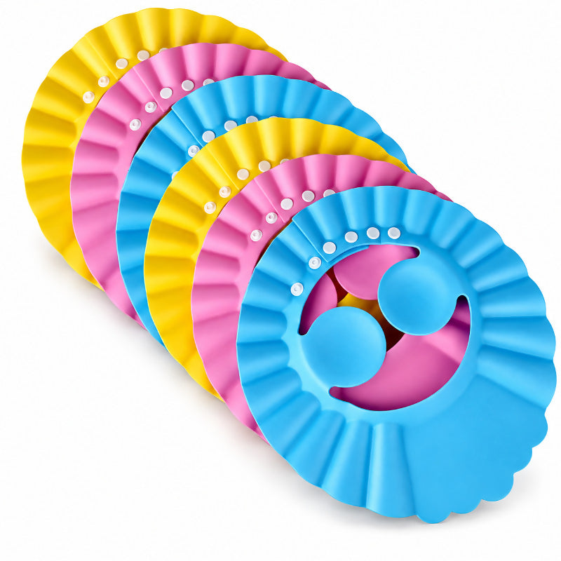 Adjustable Baby Shampoo Shower Cap with Ear Covers | Qbay.lk – QBAY
