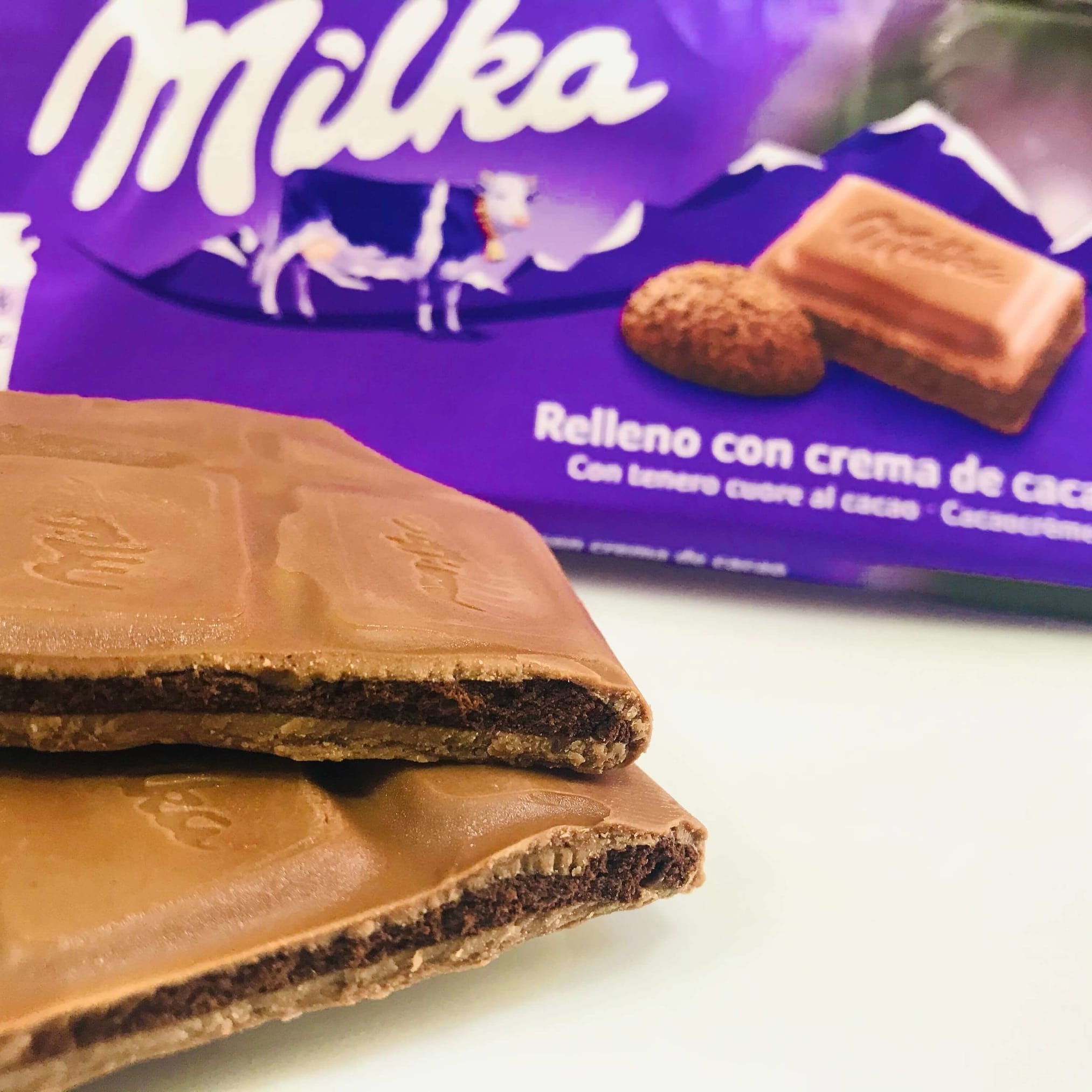 Milka Cocoa Cream Chocolate Bar - 100g