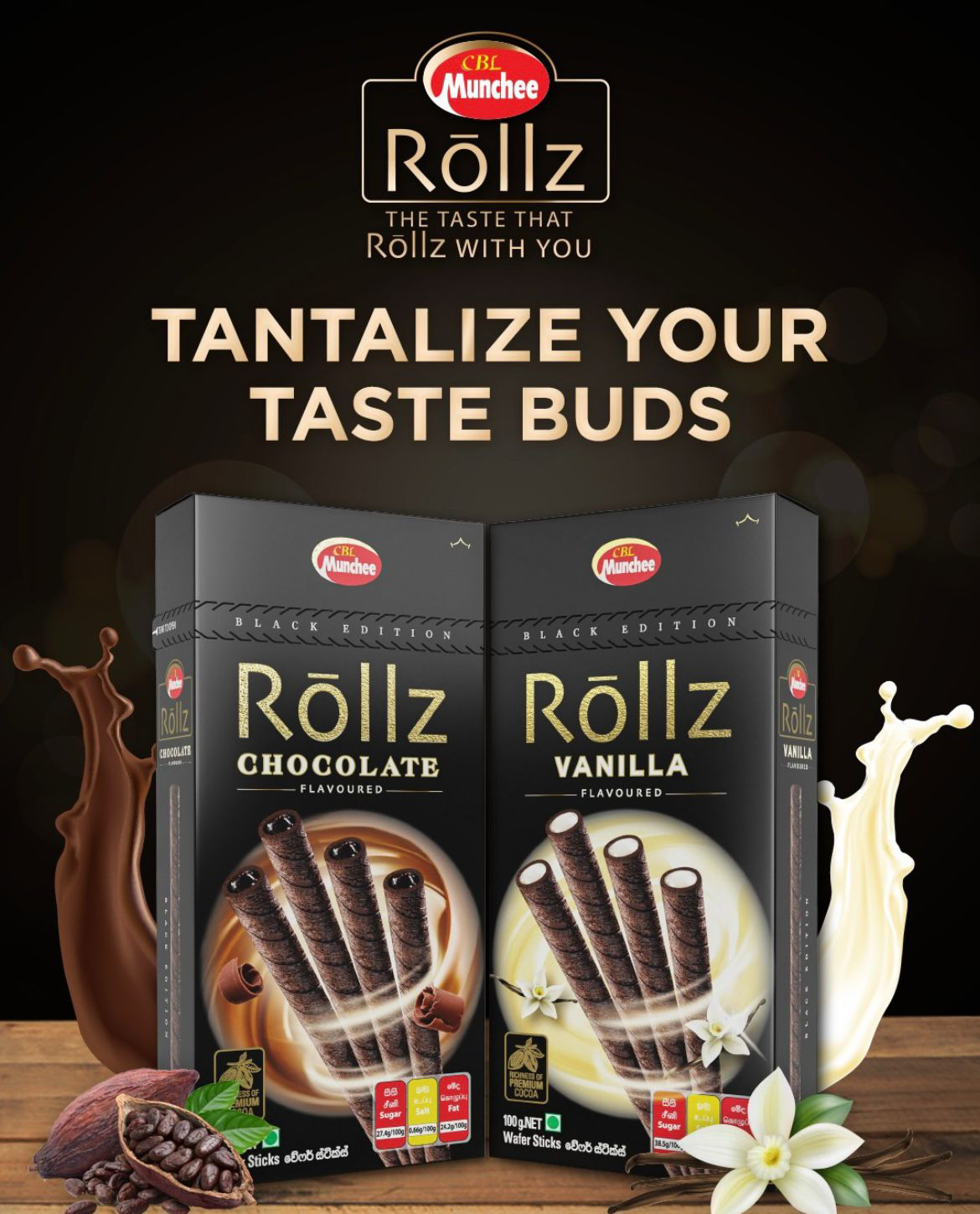 Munchee Rollz – 100g
