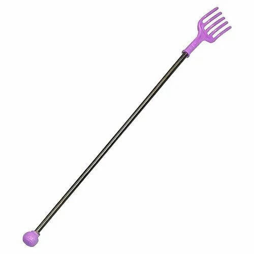 Stainless Steel Long Handle Back Scratcher & Massage Stick – 12 Inch | Silver Colour