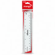 Mango Transparent Ruler – 15cm / 6 Inch | Clear Measuring Scale for School, Office & Drawing – 1pc