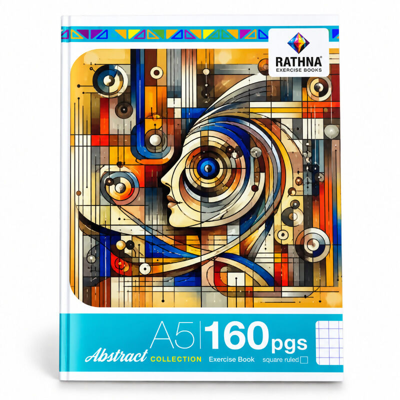 Rathna A5 Square Ruled Exercise Book – 120 / 160 / 200 Pages | Mathematics & School Stationery