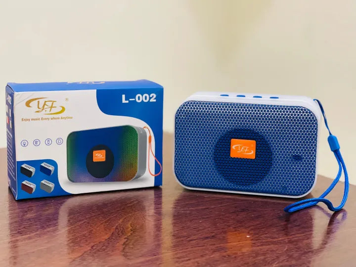 RBG Bluetooth Speaker - TF Card / USB / FM - Rechargable - Hanging Strap - Adjustable Light