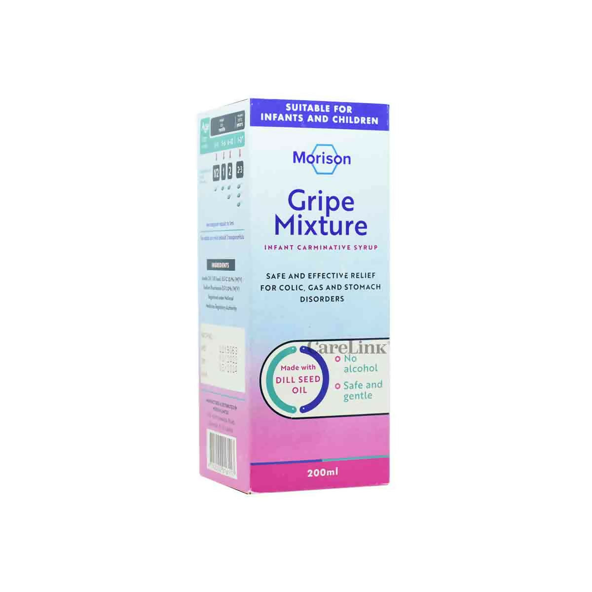 Morison Gripe Mixture Syrup 100ml — QBAY - Main Image