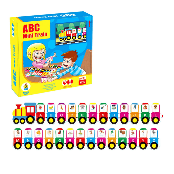 ABC Mini Train Puzzle Game