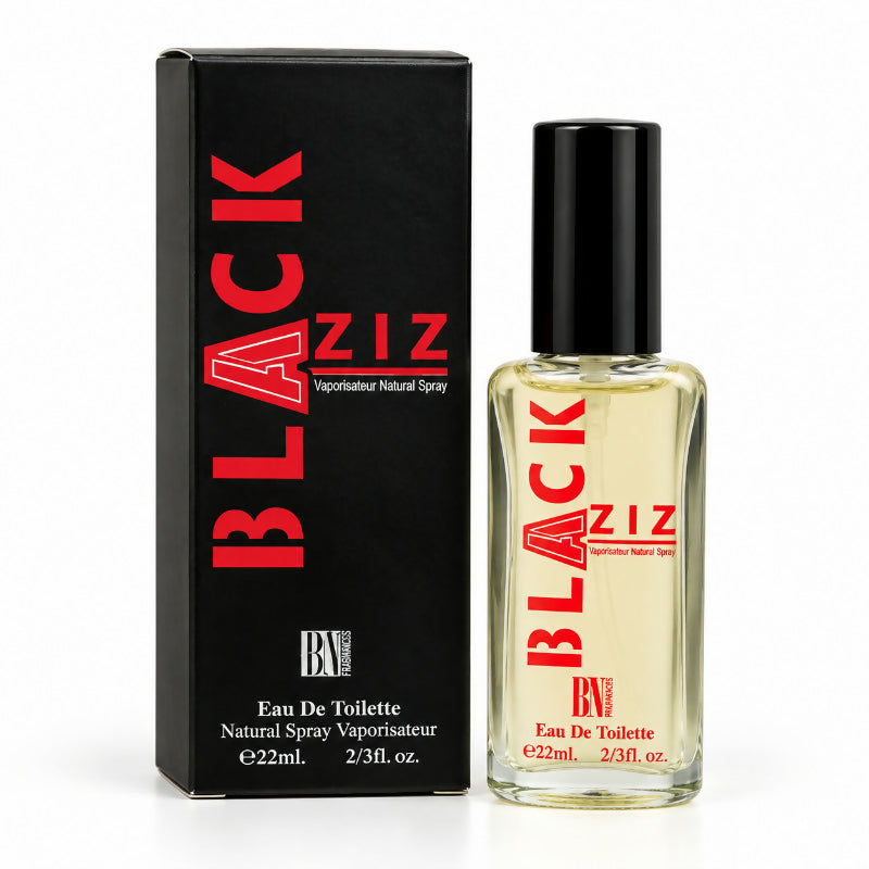 BLACK AZIZ Eau de Toilette Perfume Spray – 22ml