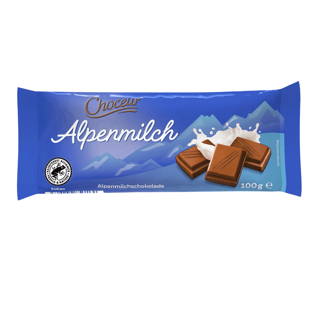 Choceur Alpine Milk Bar Chocolate - 100g