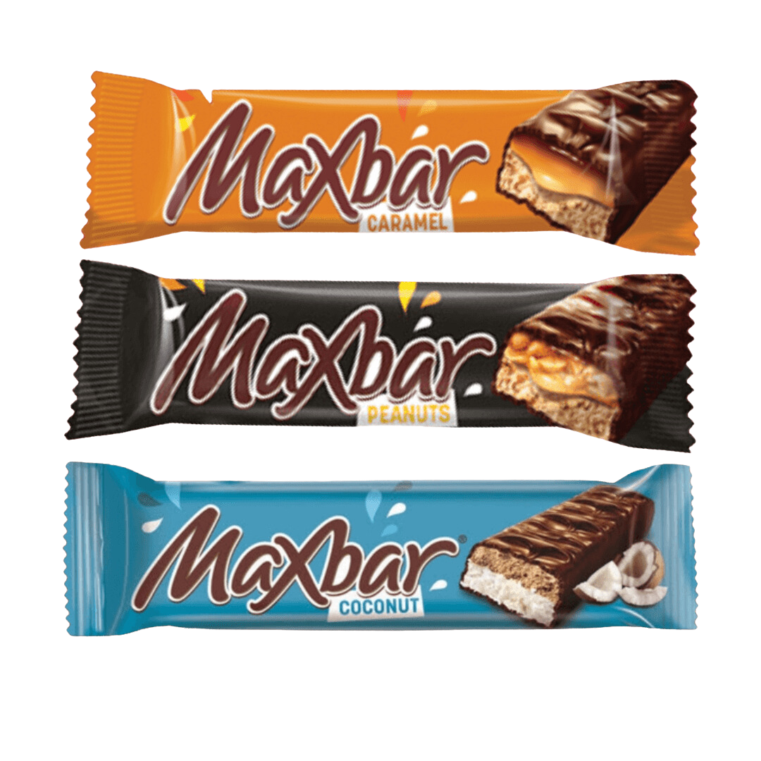 Maxbar Mix Chocolate 40g - 3Pcs