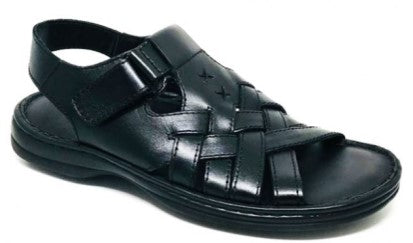 Bata Mens Black Sandal – AIDEN