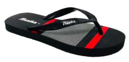 Bata Sparx Men’s Rubber Black Flip Flop – STRANGER