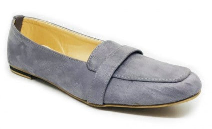 Bata Women’s Grey flat loafer – Heally