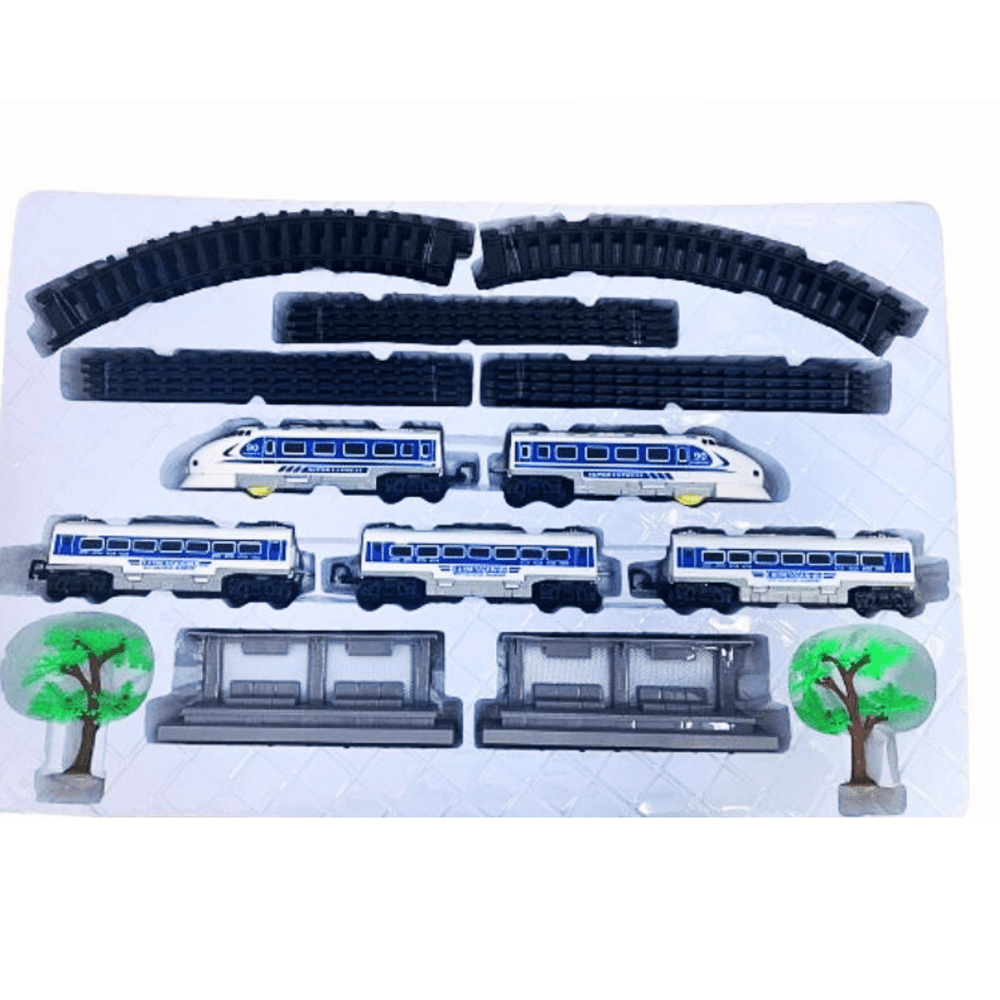 Battery Operated 37 PCS High Speed Train set (3+)