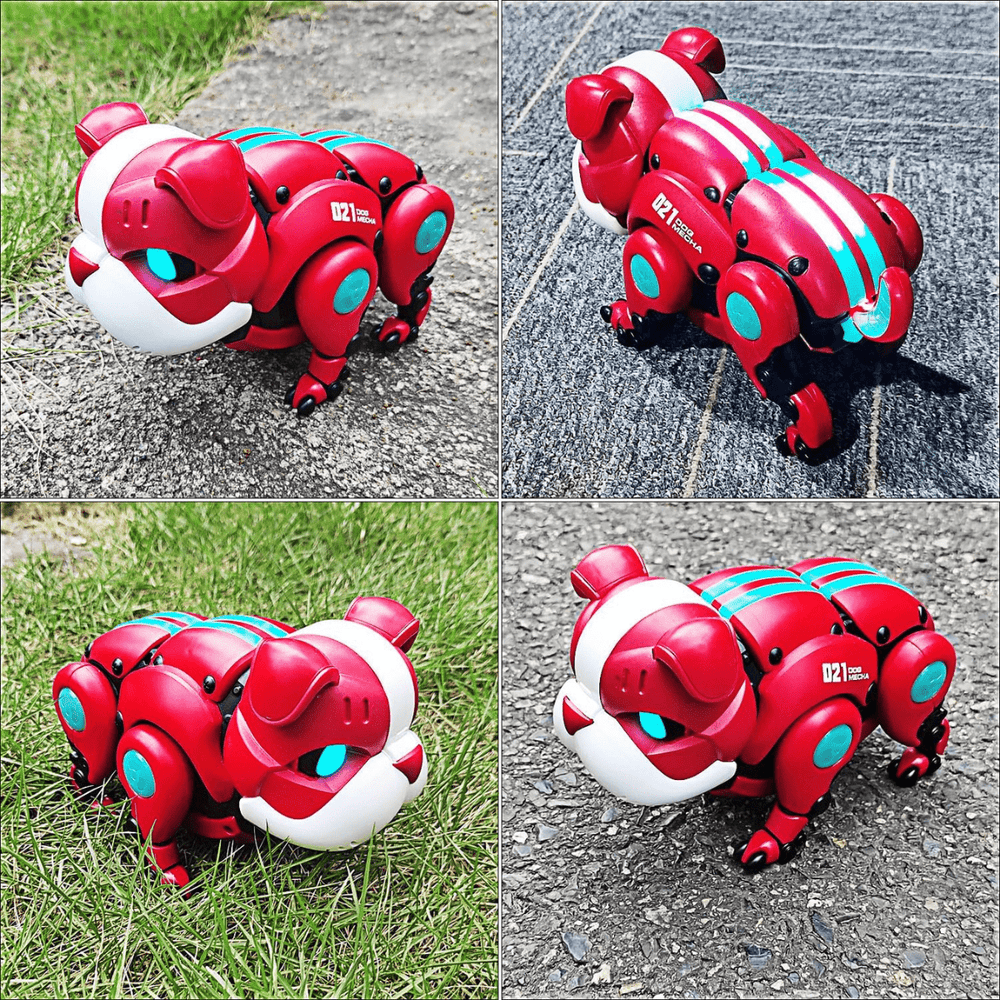 பேட்டரி மூலம் இயக்கப்படும் விலங்கு ரோபோ நாய் - பச்சை