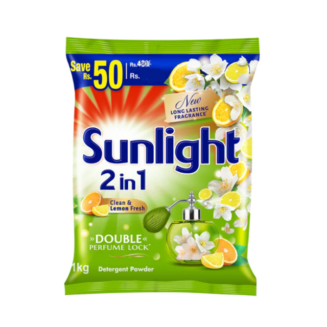 Sunlight Detergent Powder - 1Kg