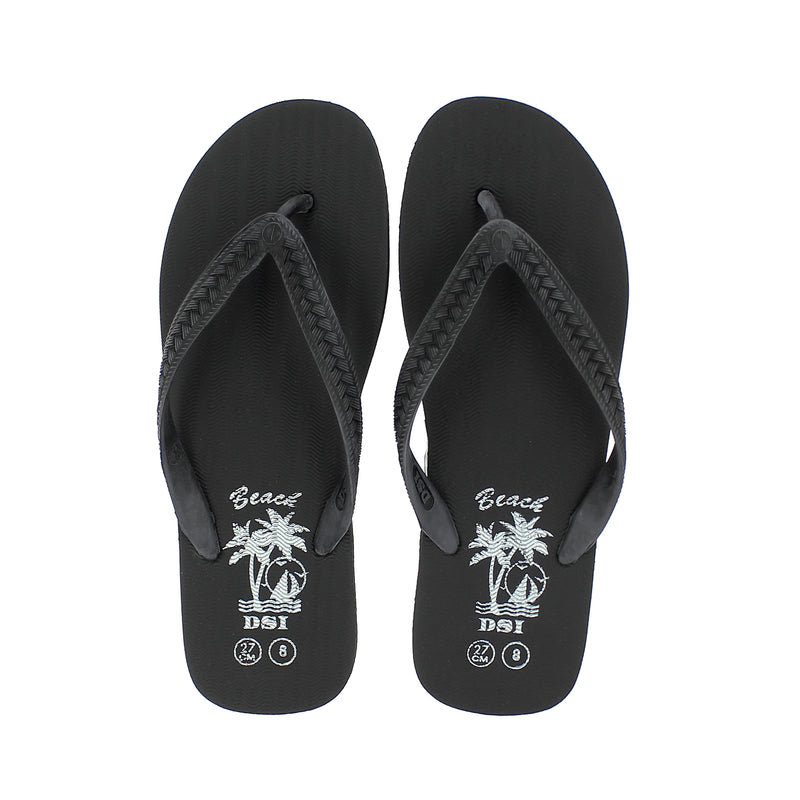 Beach Unisex Slipper Slipper Black