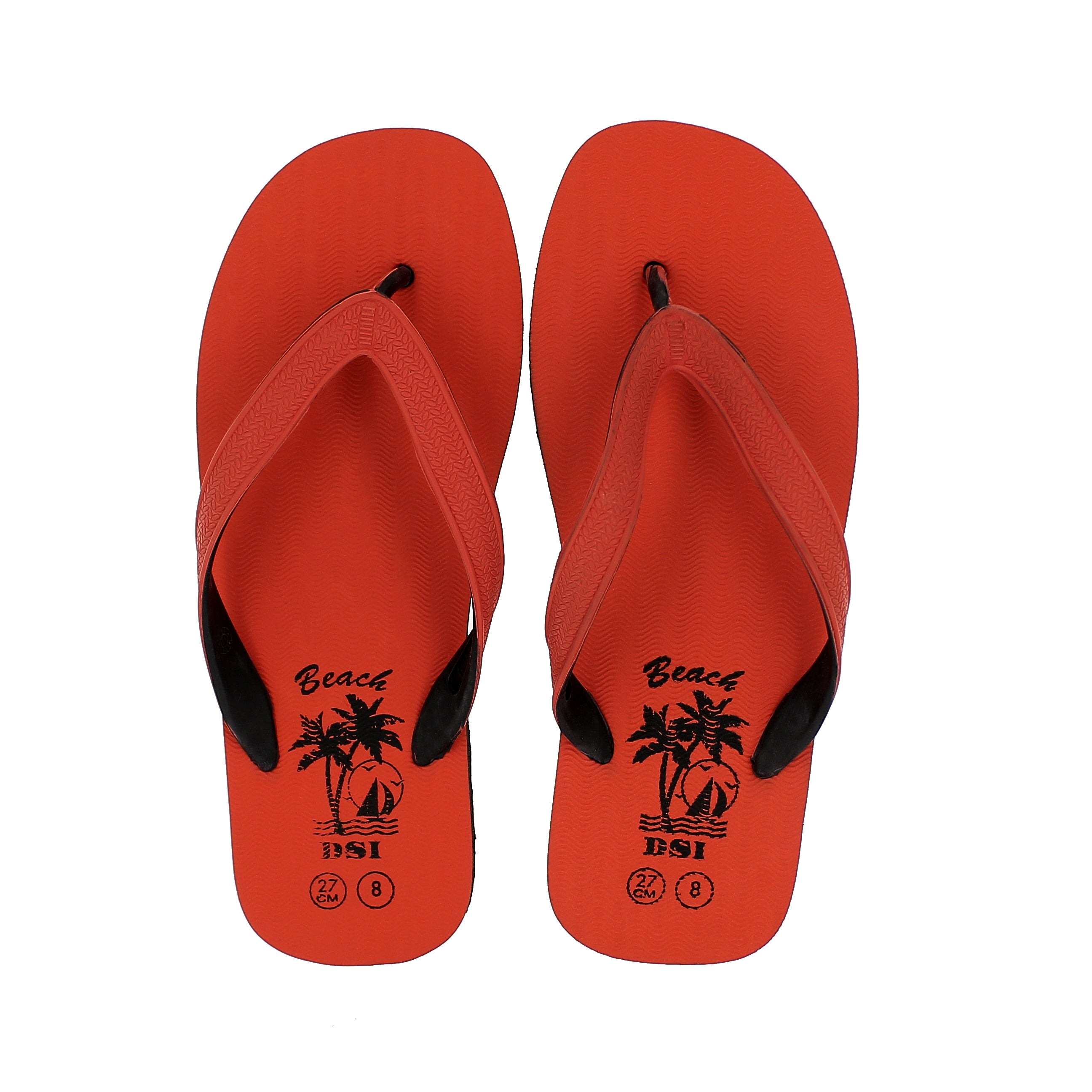 Beach Unisex Slipper Red, Aqua, Brown, Olive, Light Blue, Dark Blue