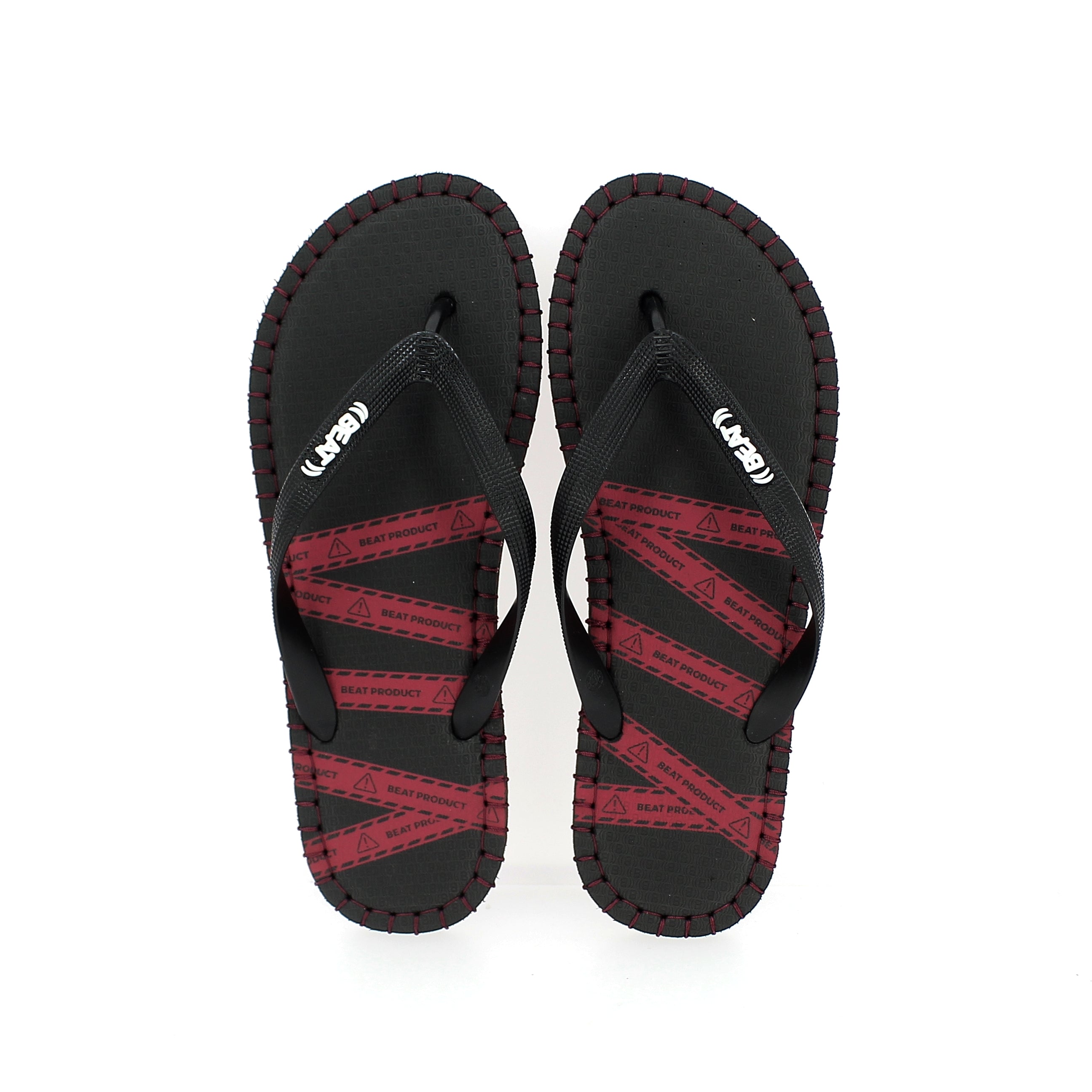 Beat Men Casual Flats Flip Flops Maroon , Blue/White , Red , Green , Gray