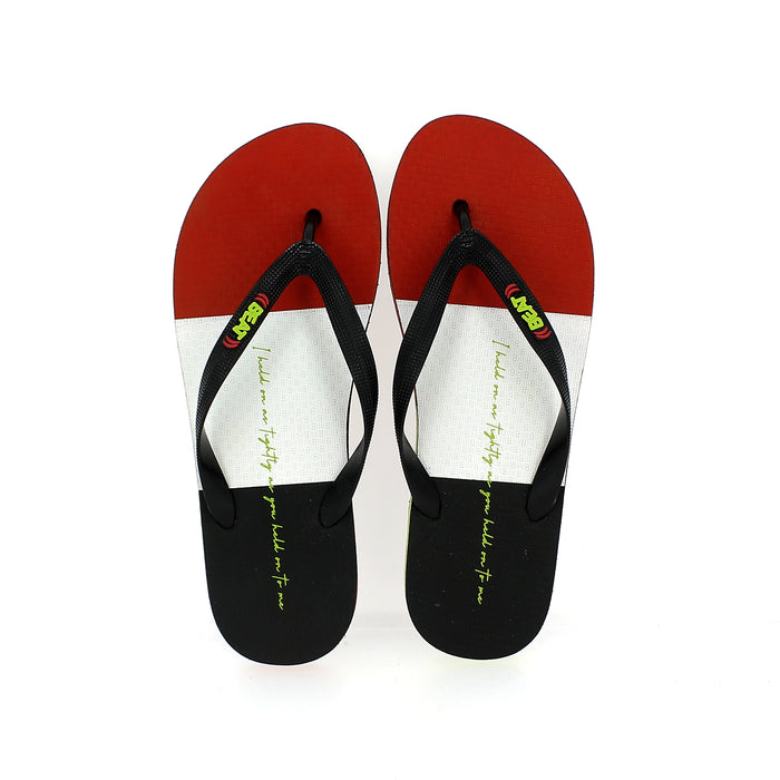 Beat Men Casual Flats Flip Flops Red , Green , LightBlue , Aqua , White