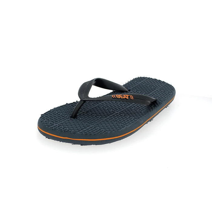 Beat Men Casual Rounded Slipper Grey , Green , Aqua , Royal Blue , Dark Blue