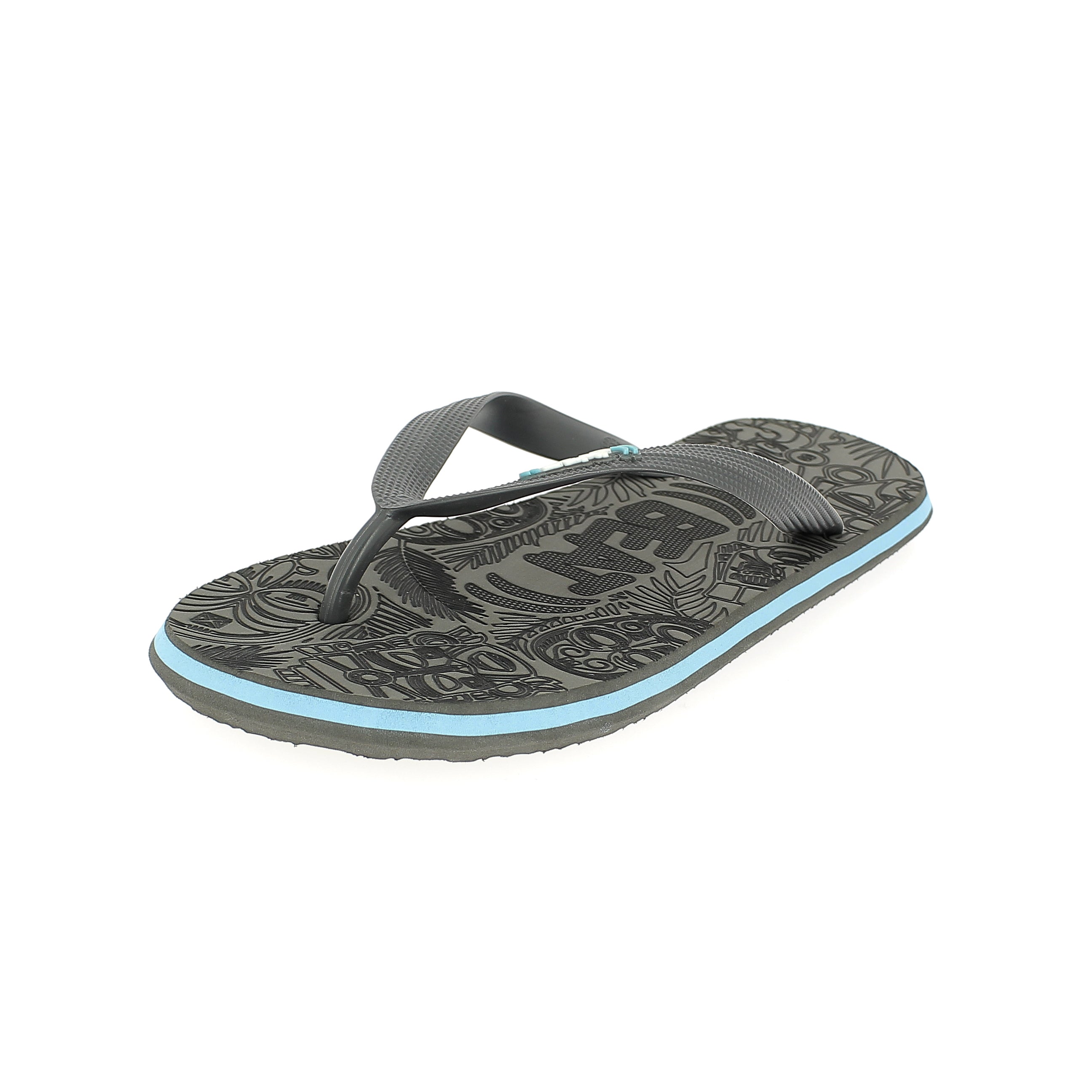 Beat Men Rounded Slipper Light Blue , Grey , Aqua Green , Aqua light Blue