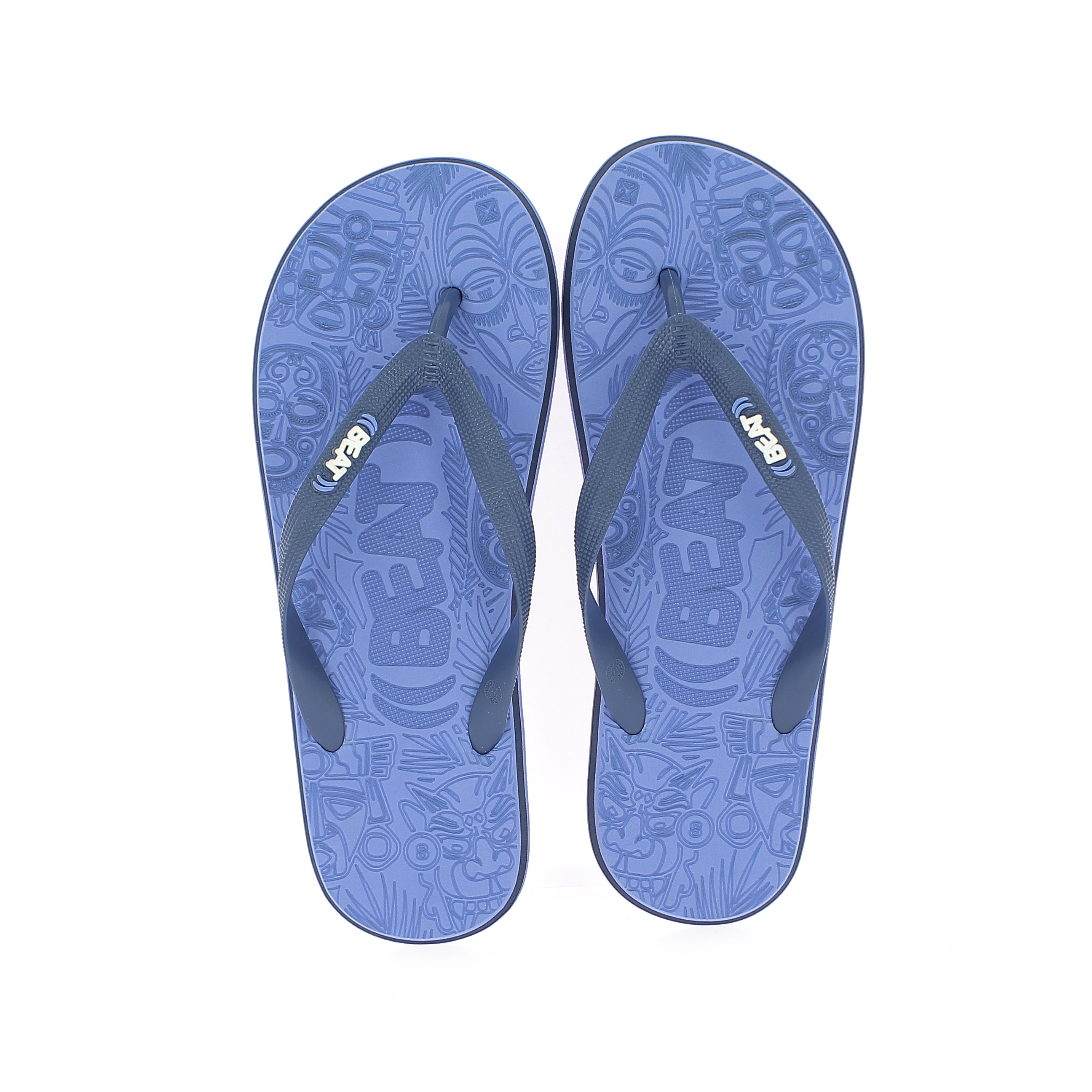 Beat Men Rounded Slipper Light Blue , Grey , Aqua Green , Aqua light Blue