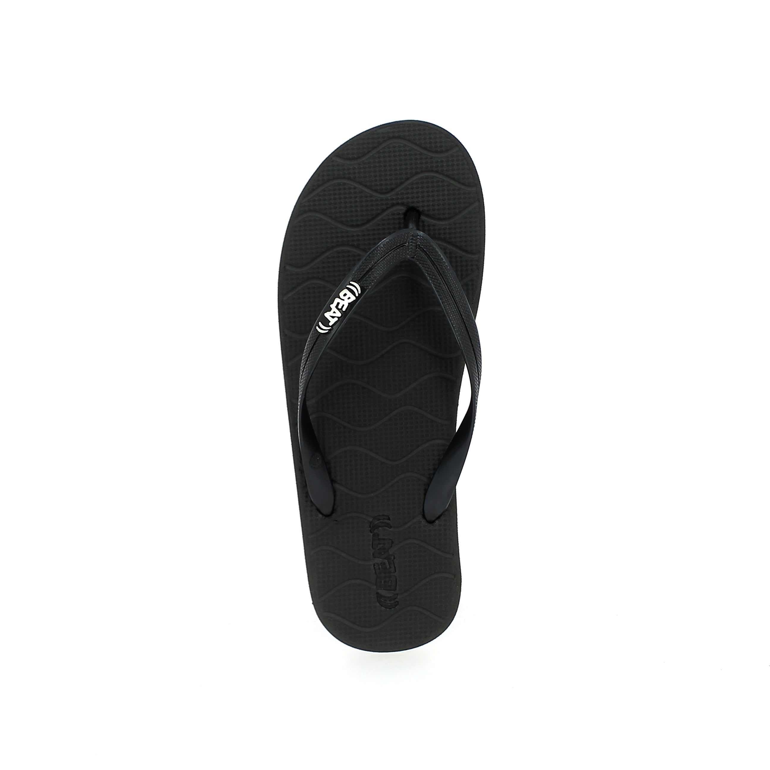 Beat Men Rounded Slippers Aqua , Dark Blue , Black