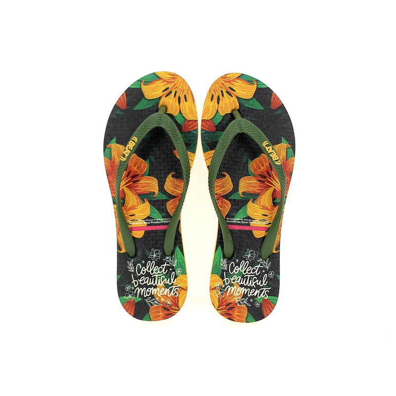 Beat Women Casual Flats Flip Flops Pink , Dark Blue , Lime , Black, Black/Sliver