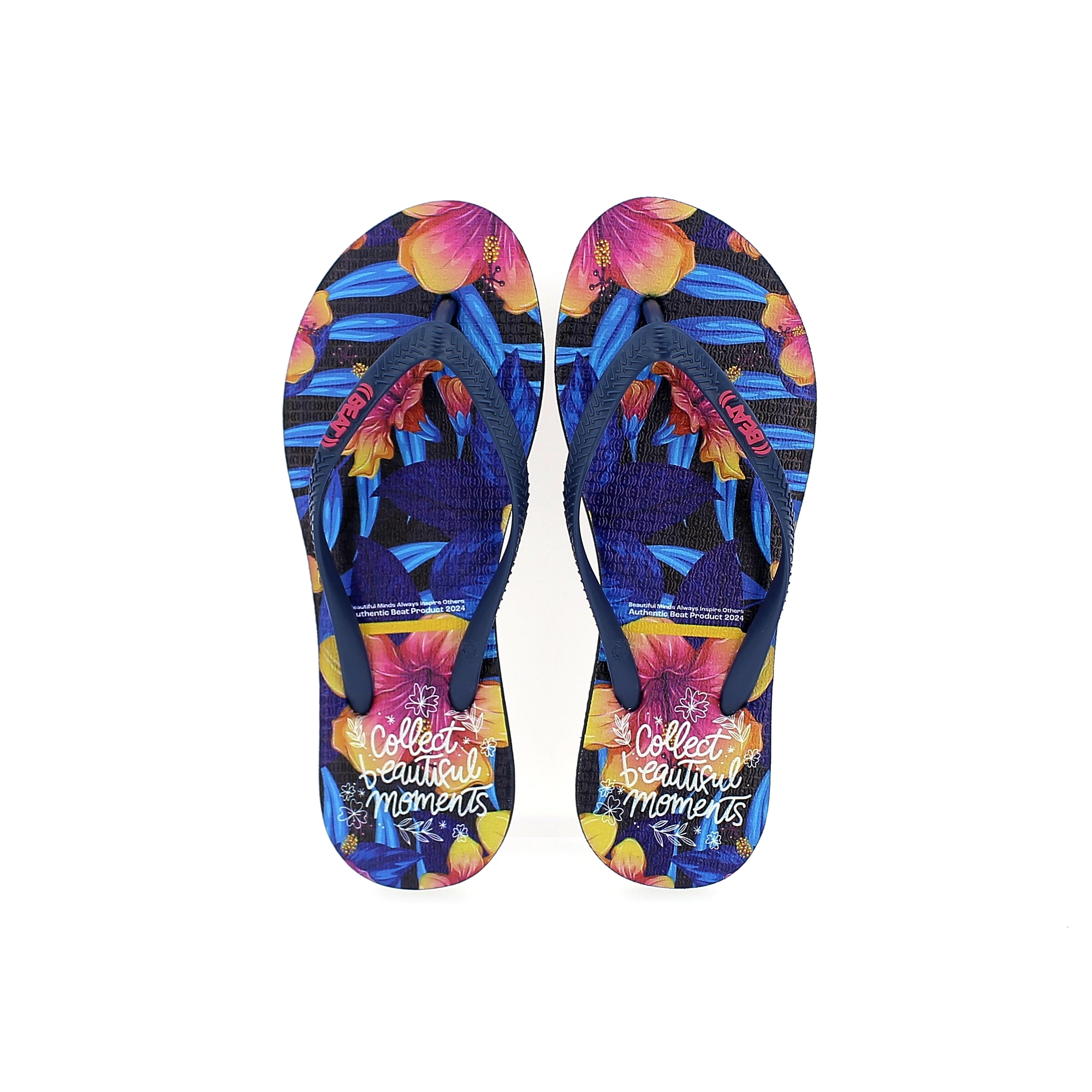 Beat Women Casual Flats Flip Flops Yellow , Pink , Blue , Green