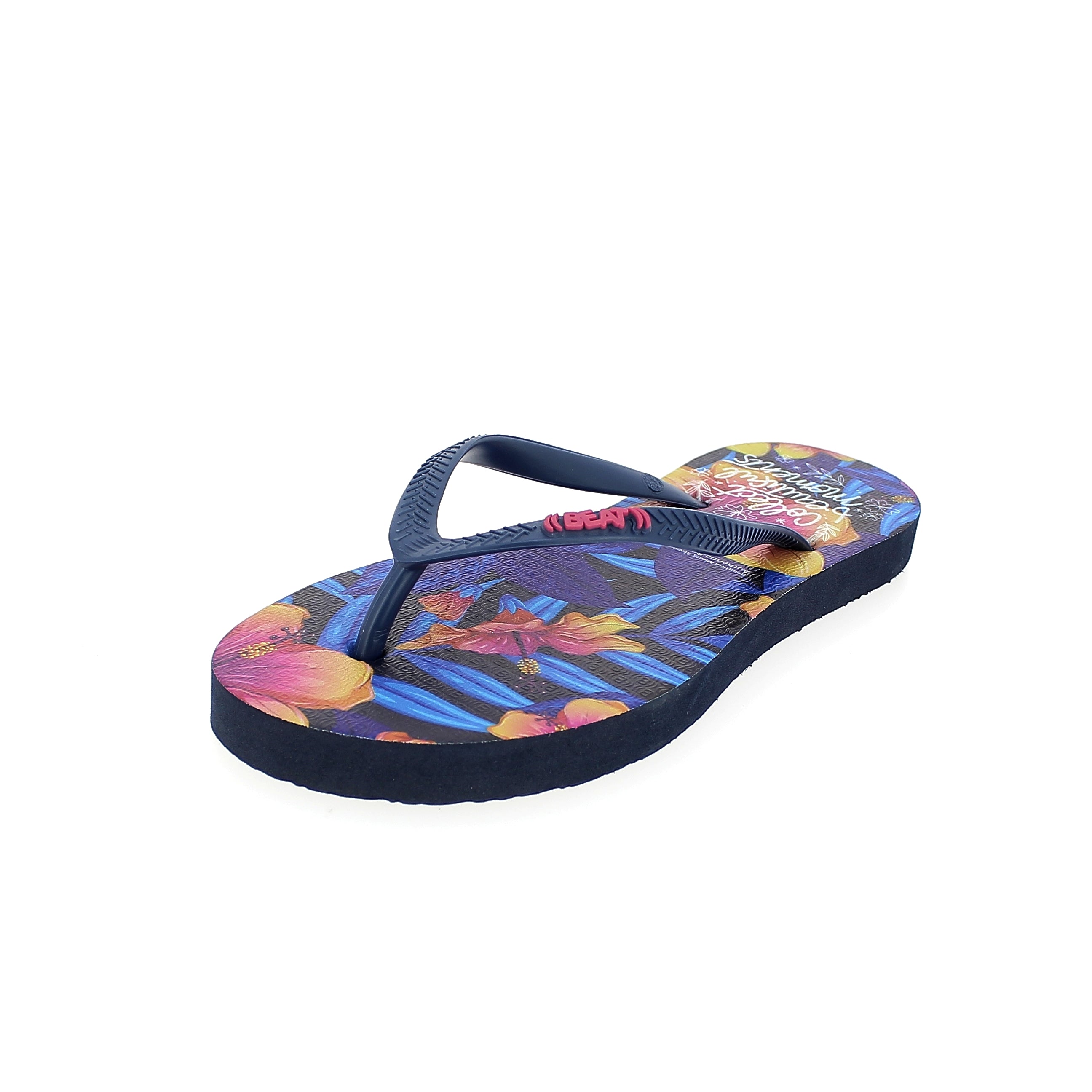 Beat Women Casual Flats Flip Flops Yellow , Pink , Blue , Green
