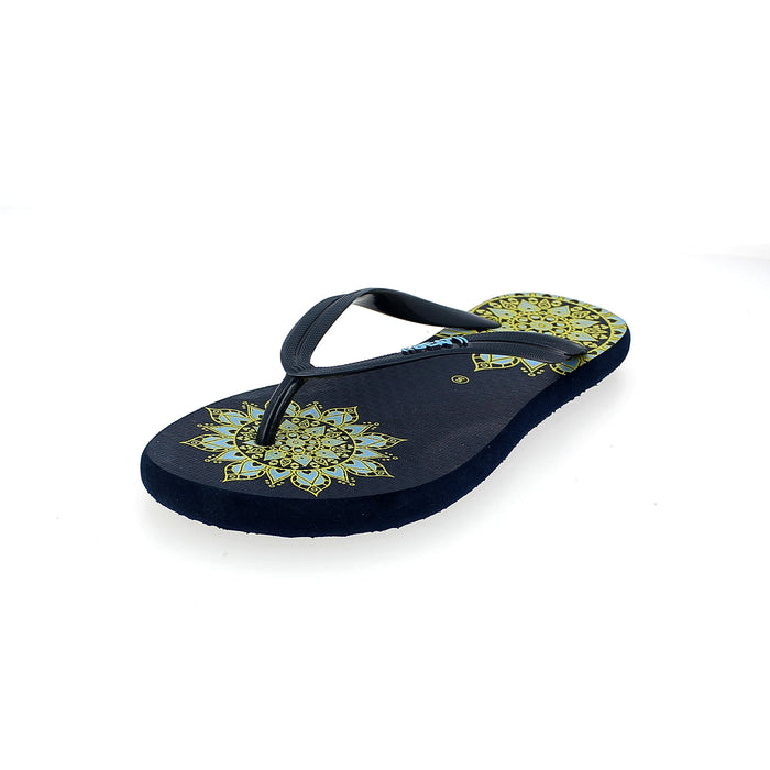 Beat Women Casual Rounded Slipper Aqua , Dark Blue-Pink , Dark Blue-Blue , Brown