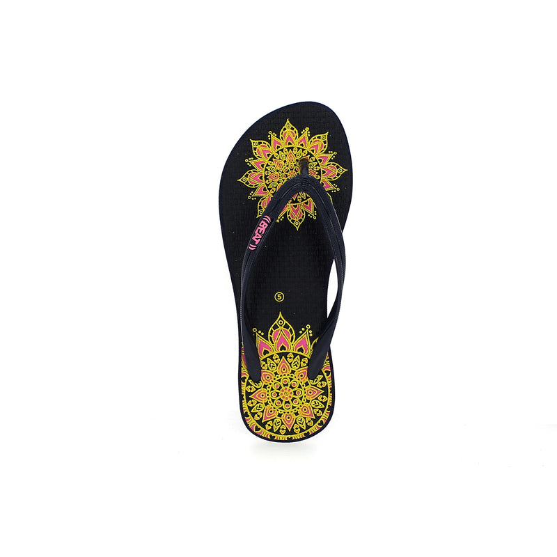 Beat Women Casual Rounded Slipper Aqua , Dark Blue-Pink , Dark Blue-Blue , Brown
