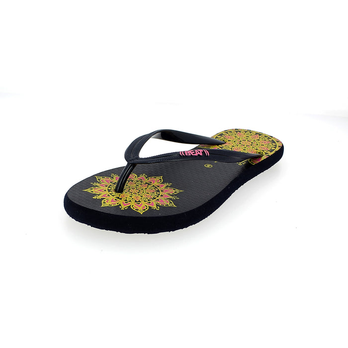 Beat Women Casual Rounded Slipper Aqua , Dark Blue-Pink , Dark Blue-Blue , Brown