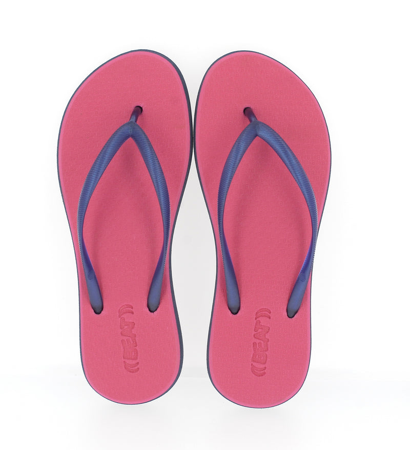 Beat Women Round Slipper Aqua/Blue , Aqua/Black , Blue/Purple , Orange/Purple , Dark Blue/Pink