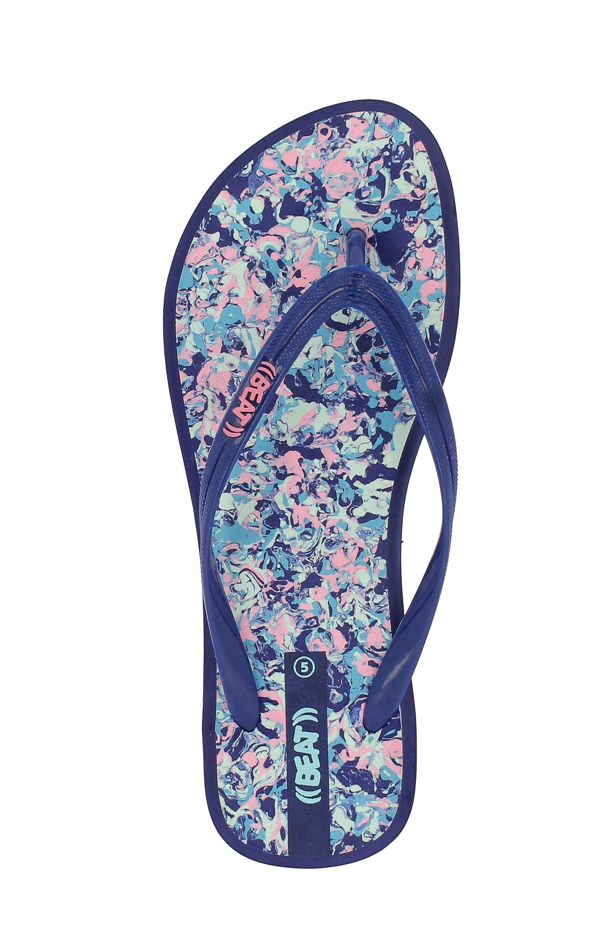 Beat Women Slipper Pink, Aqua, Black/Yellow, Blue, Black/Pink