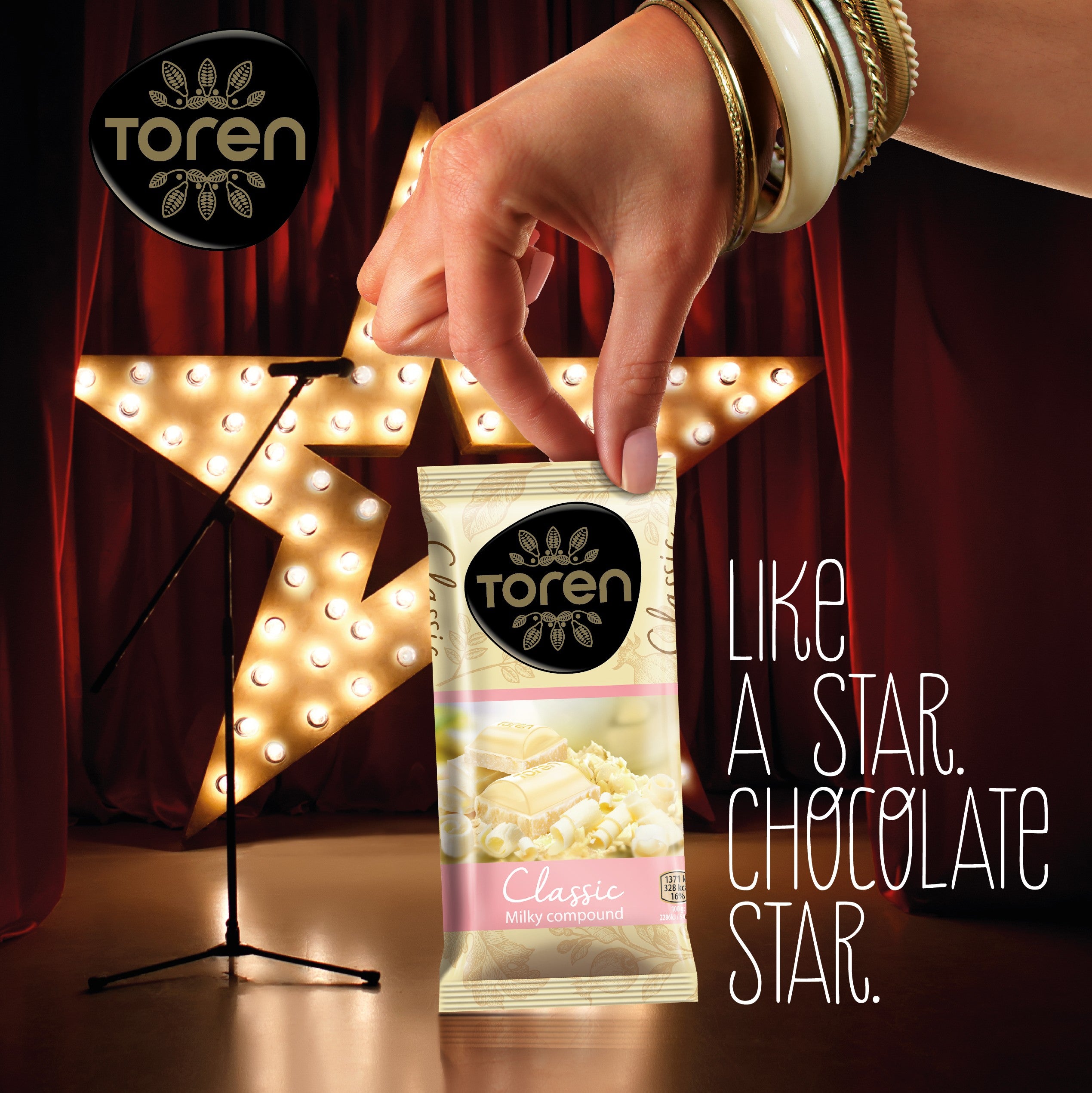 Toren Classic White Milk Compound Tablet - 55g