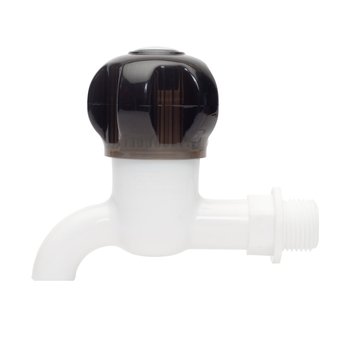 Bib Tap Round Charcoal Handle