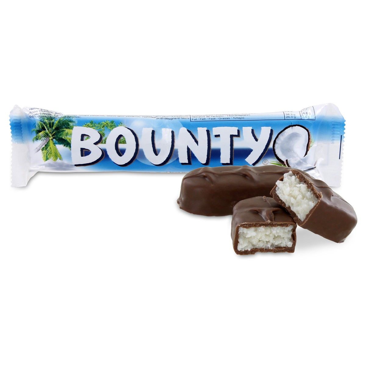 Bounty Twin Bar Chocolate - 57g