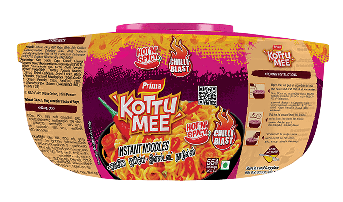 Prima KottuMee Hot & Spicy Bowl - 55g