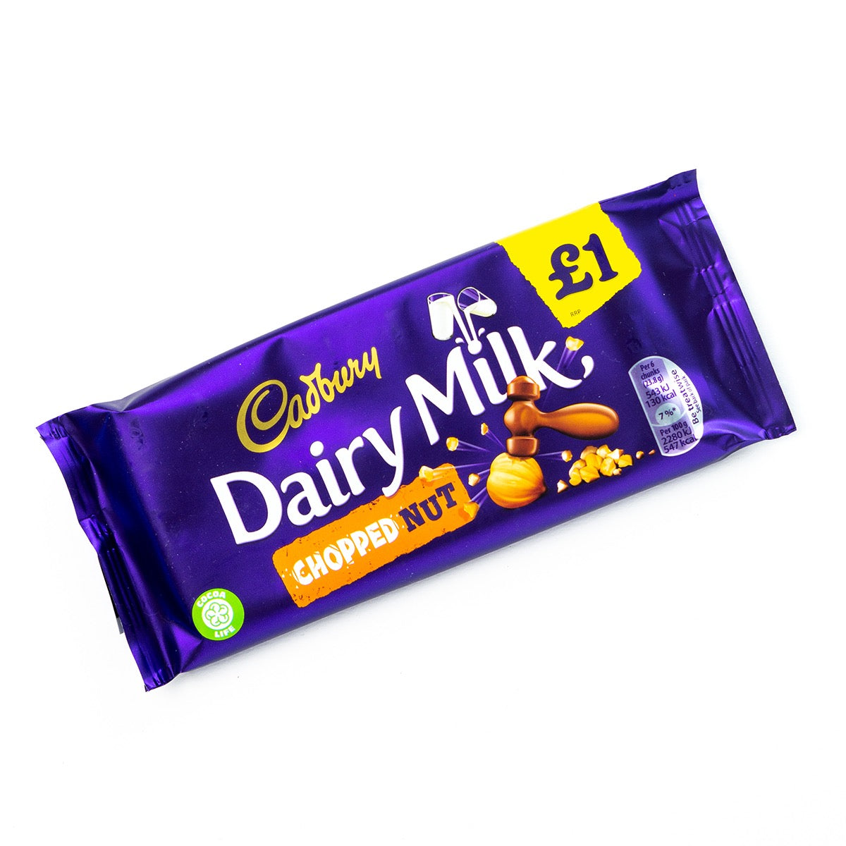 Cadbury Dairy Milk Chopped Nuts - 95g