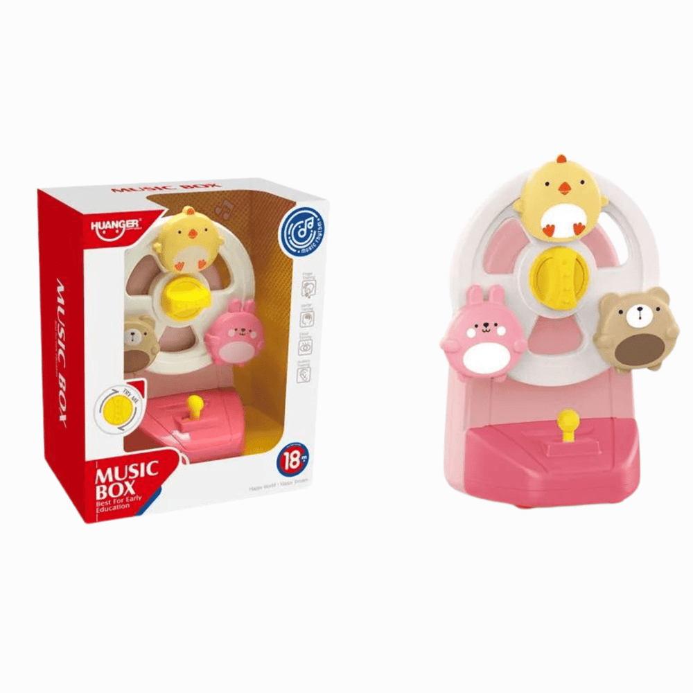 மிட்டாய் கேரோசல் இசைப் பெட்டி (18மீ+)