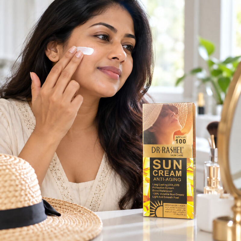 DR.RASHEL Gold & Collagen Anti-Aging Sun Cream SPF 100 – 80 g