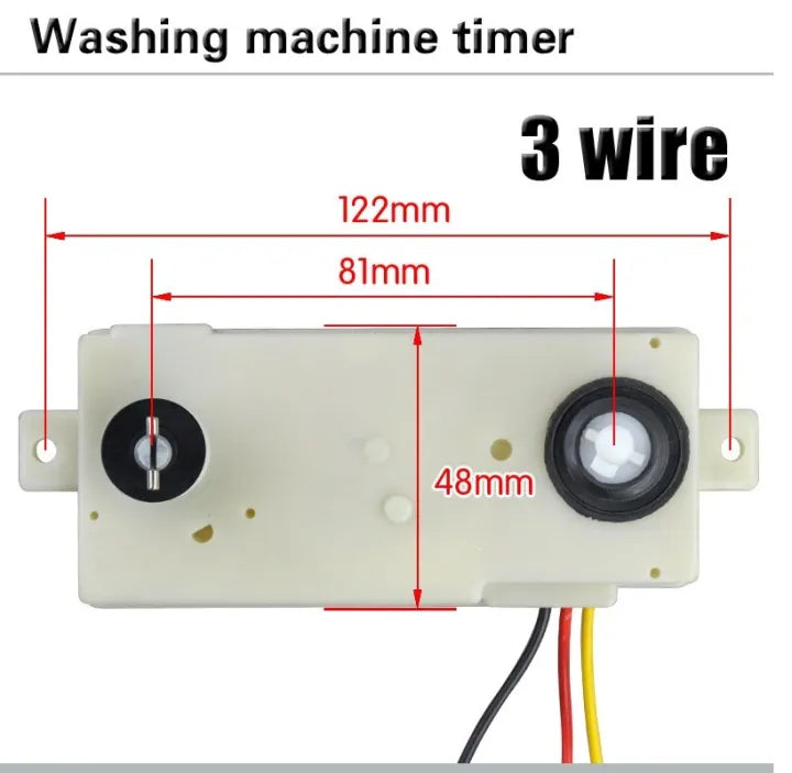 LG Semi Automatic Washing Machine Double Wash Timer (3 Wires) - 1Pcs