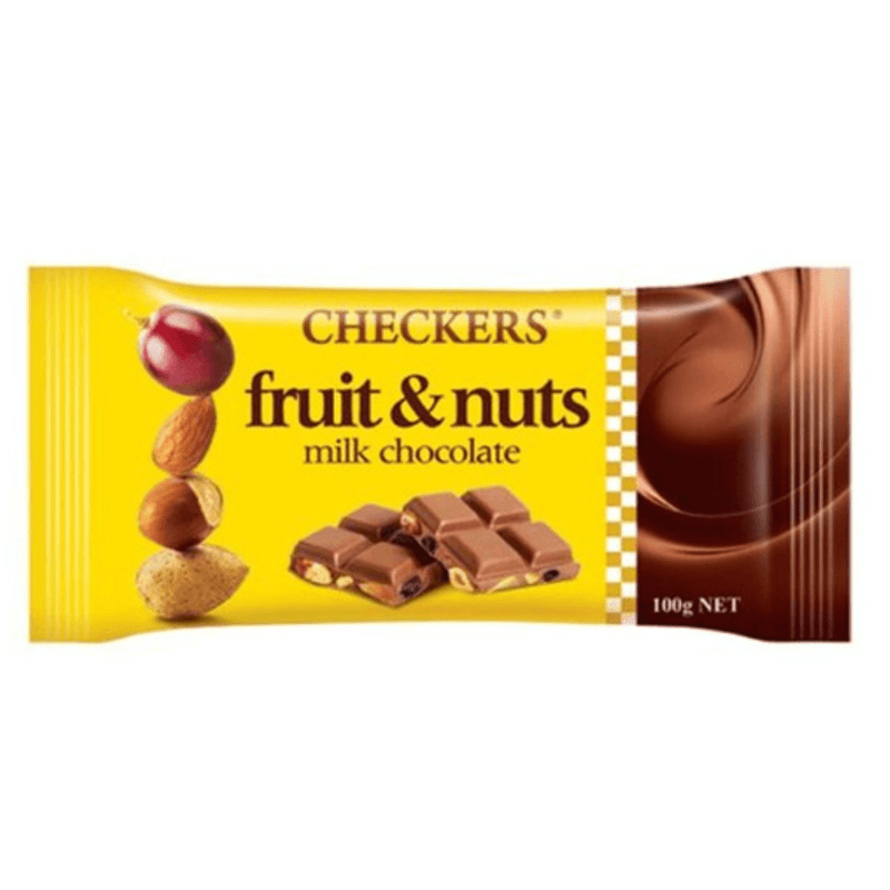 Checkers Fruit & Nuts Milk Chocolate - 100g