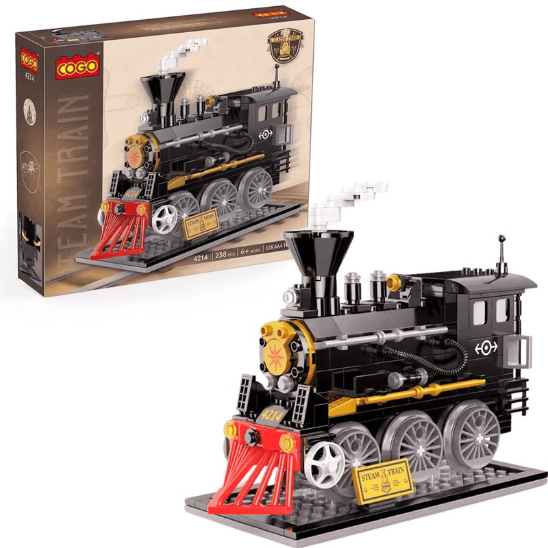 COGO Classic Steam Train Set